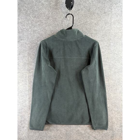 32 Degrees Heat Fleece 1/4 Button Pullover Men’s Medium Gray High Neck Pockets - Picture 8 of 9